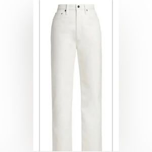 AGOLDE White leather pants.   
Fitted Size 26 Waist nwot